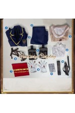 Identity V Prisoner Luca Balsa Eccentric Outfit Cosplay Costume